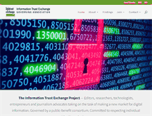 Tablet Screenshot of infotrust.org